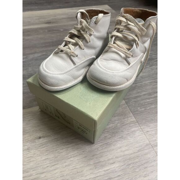 VINTAGE Nuron BABY SHOES JC PENNEYS SIZE 3 1/2 D ORIGINAL BOX Hard Soles - Picture 2 of 9